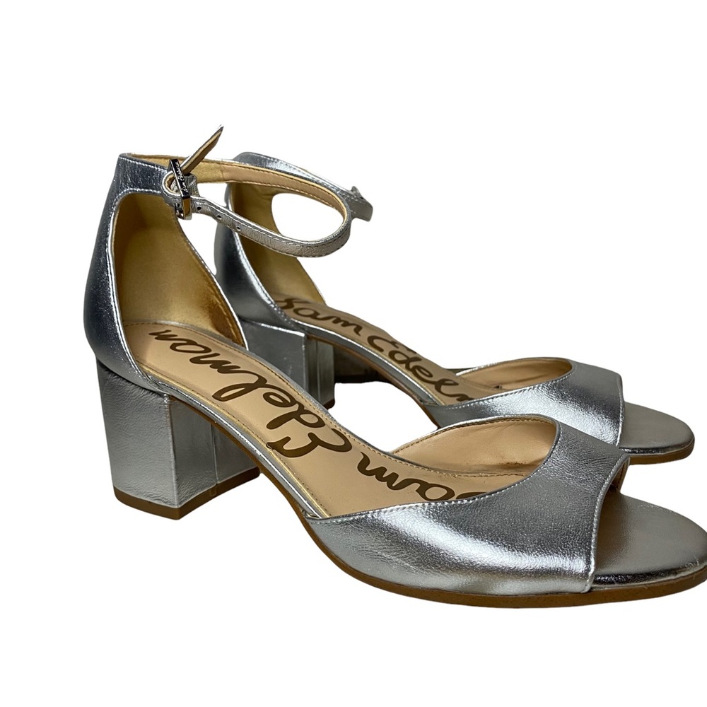 Sam Edelman Susie Metallic Silver Sandal